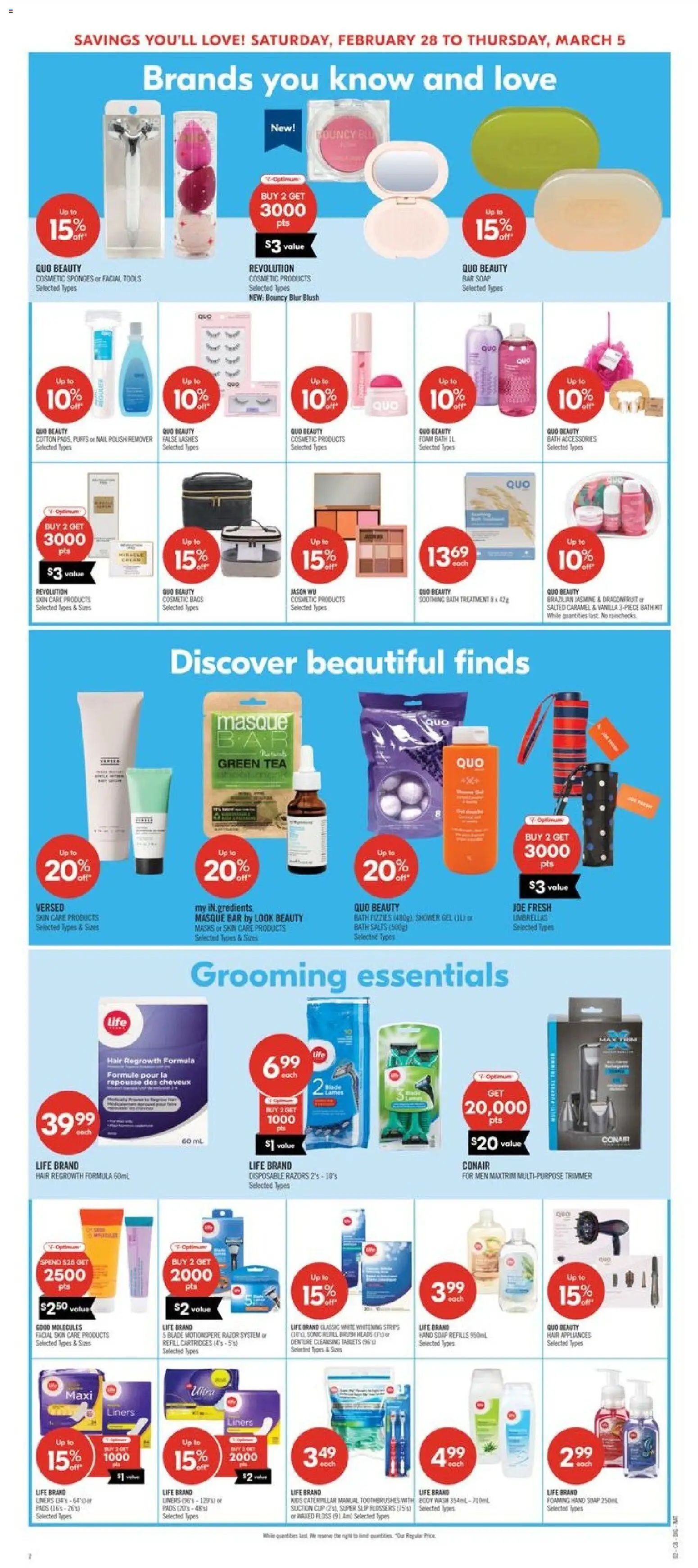Shoppers weekly flyer / circulaire - page 12- valid from Feb 27, 2026