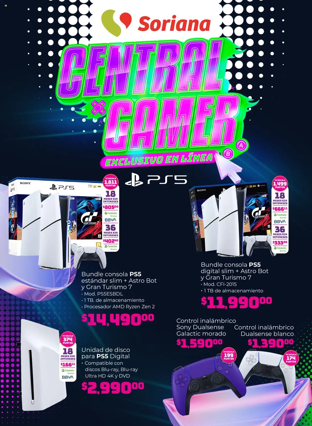 Soriana - Central Gamer Exclusivo en línea - página 1- válido desde 15/08/2025