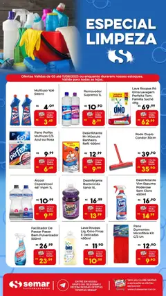 Pré-visualização Semar Supermercado - Ofertas Especial Limpeza válida a partir de 05/08/2025