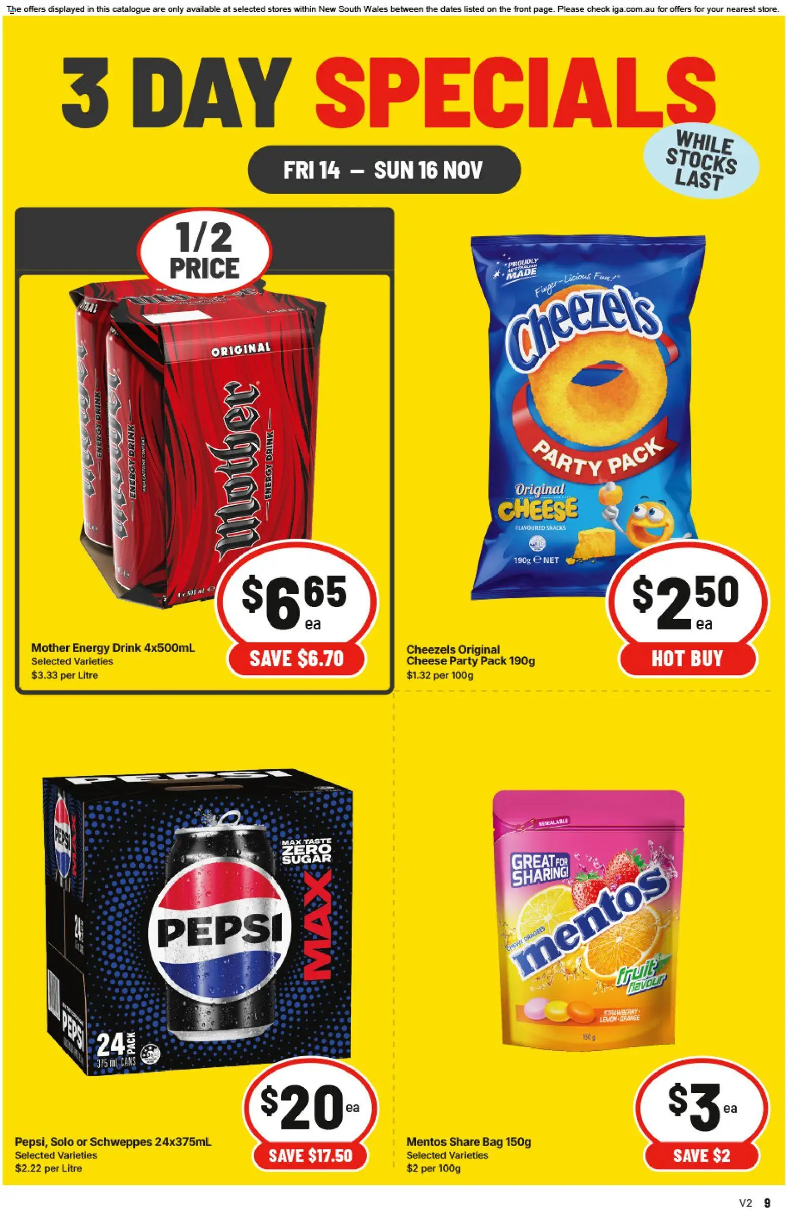 IGA 3 Day Specials NSW - page 2- valid from 14/11/2025