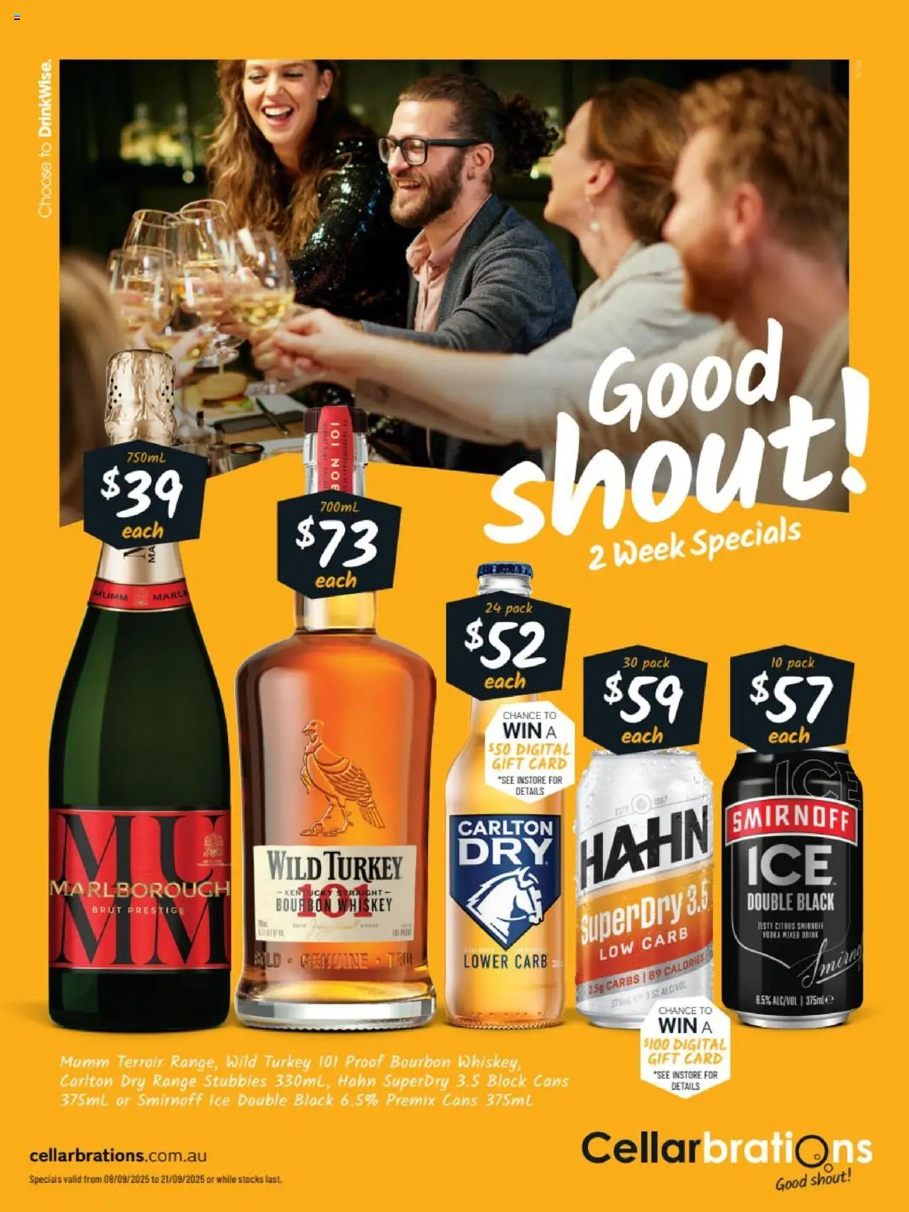 Cellarbrations Catalogue NSW - page 1- valid from 08/09/2025