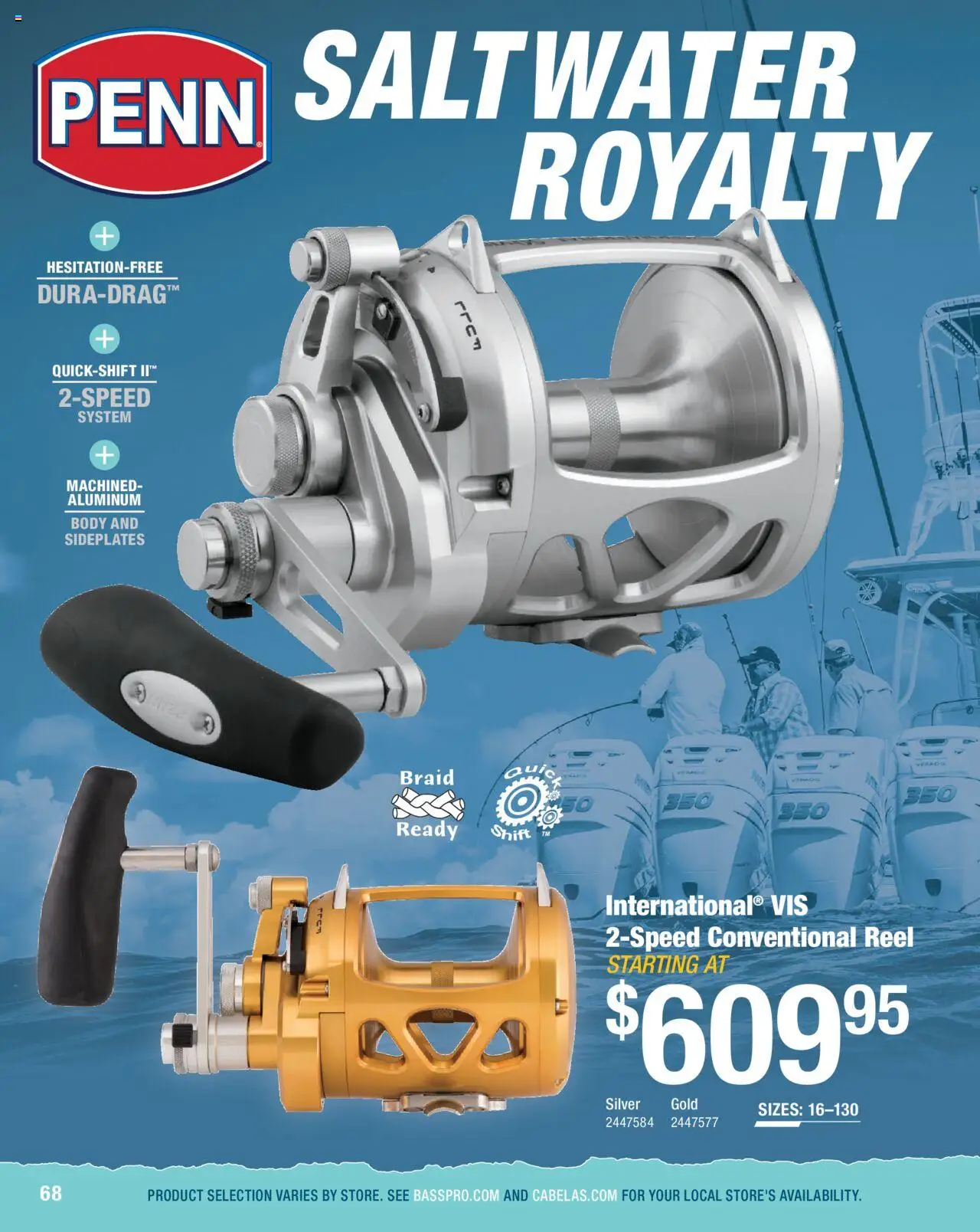 Cabela's Saltwater Specialist 25 - page 68- valid from 01/01/2025