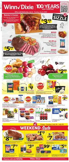 Preview Winn Dixie Weekly Circular - LA valid from 07/16/2025