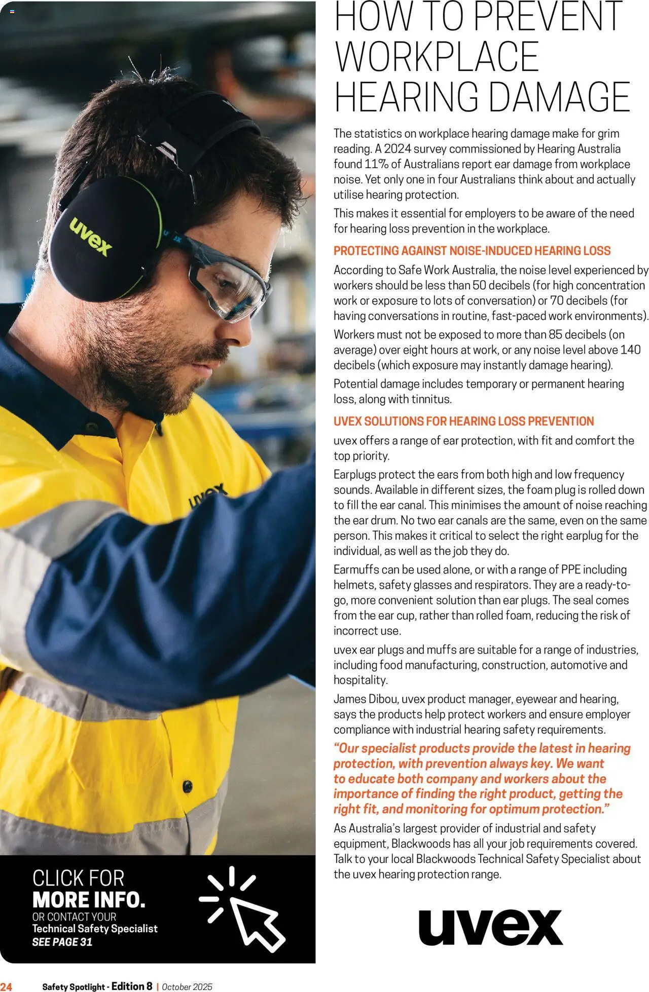 Black Woods Safety Spotlight Magazine - page 24- valid from 07/10/2025