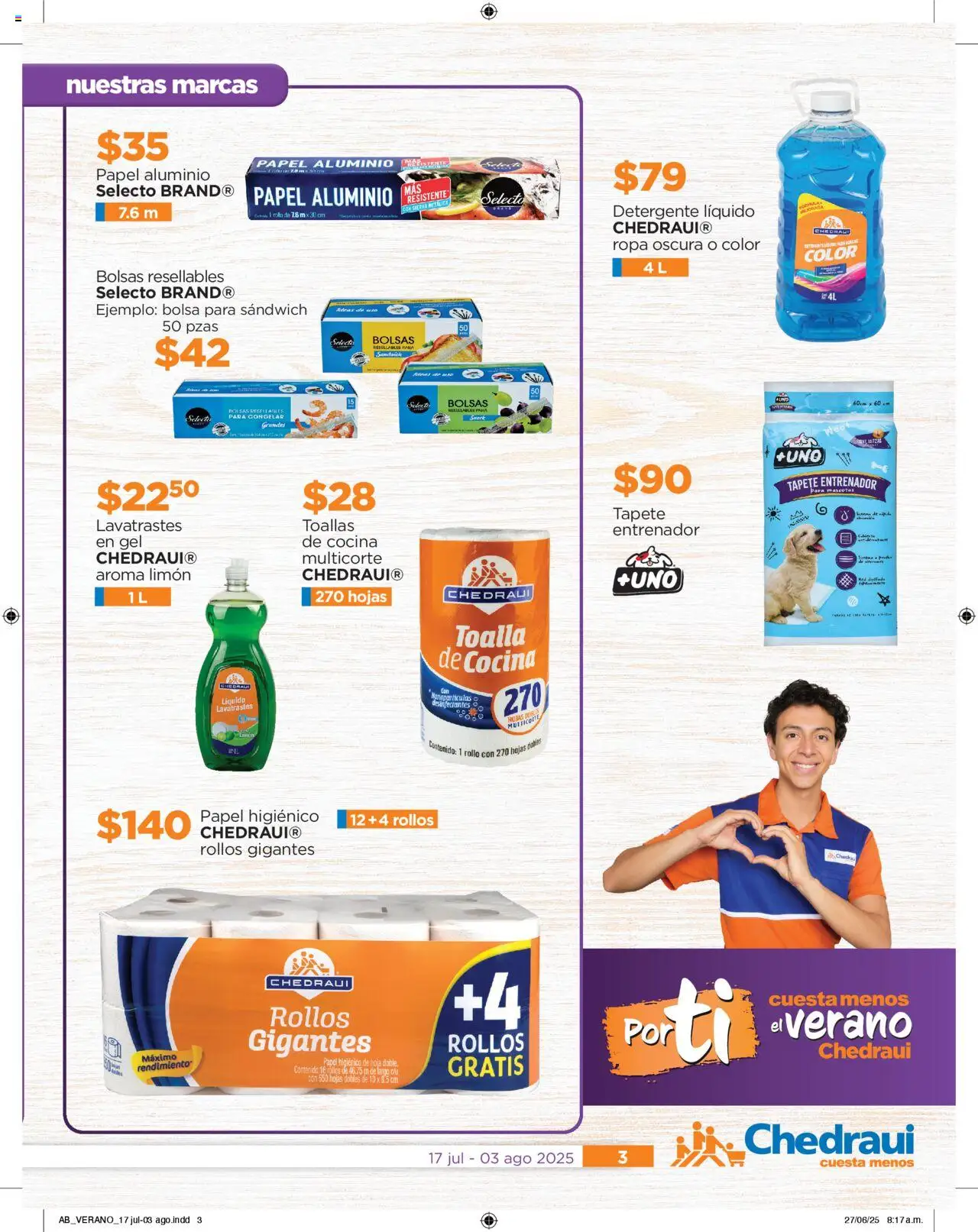Chedraui - Folleto - página 3- válido desde 17/07/2025