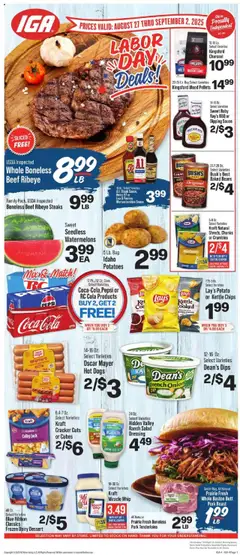 Preview IGA Weekly Ad valid from 08/27/2025