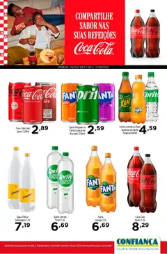 Pré-visualização Confiança - Ofertas Bebidas válida a partir de 01/08/2025
