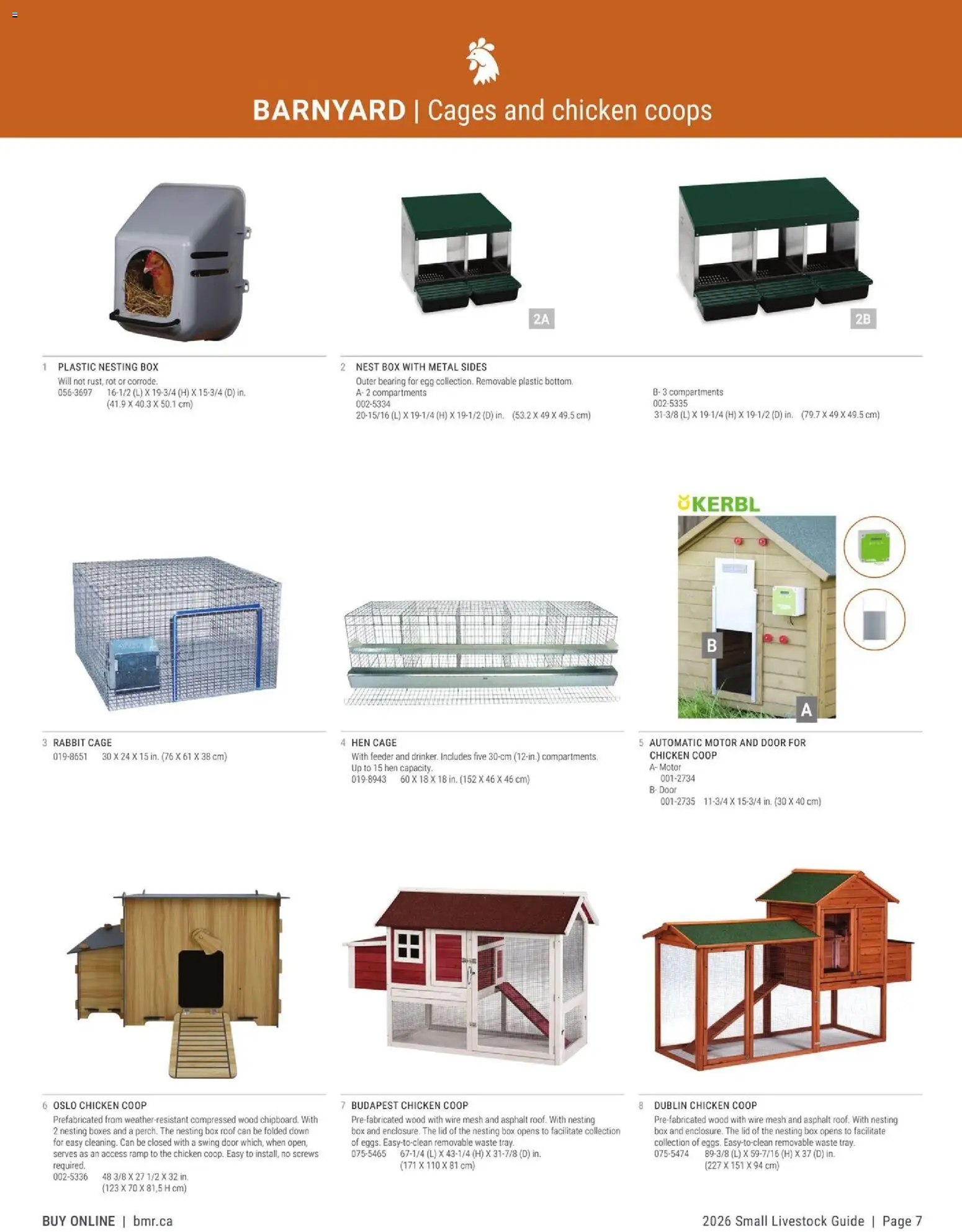 BMR - Agrizone - 2026 Small Livestock Guide - page 7- valid from Feb 6, 2026