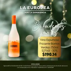La Europea catálogo El Año Nuevo mereceun brindis extraordinario válido desde 12/12/2025