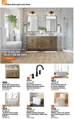 Preview Home Depot Weekly Ad valid from 01/22/2026