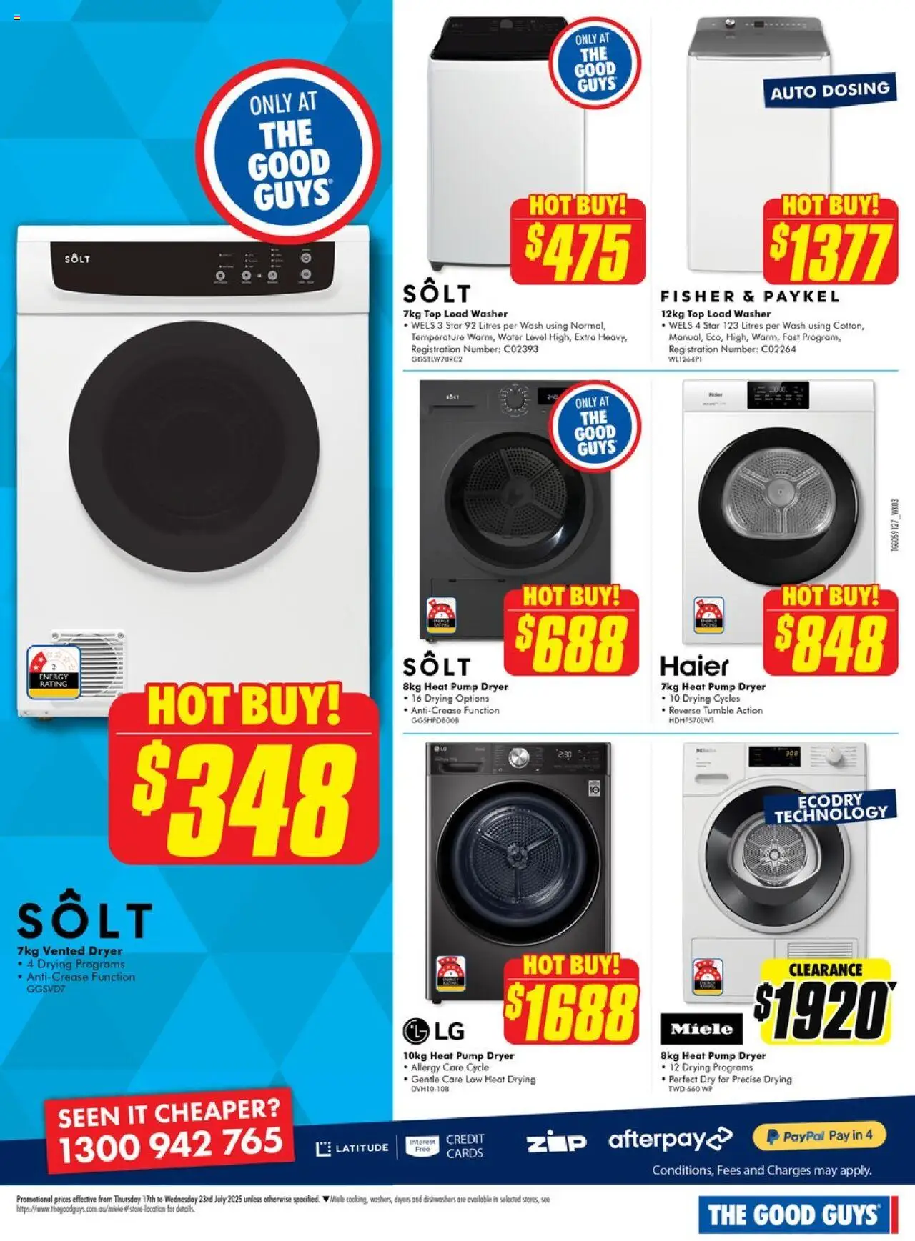 The Good Guys Don't Miss These Deals - page 3- valid from 16/07/2025