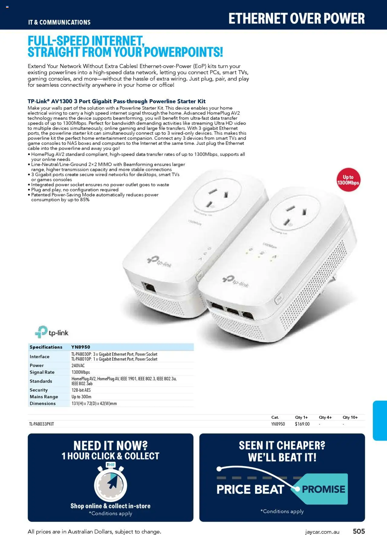 Jaycar Engineering & Scientific Catalogue 2025/2026  - page 505- valid from 09/07/2025