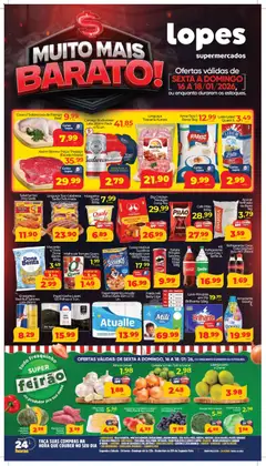 Pré-visualização Lopes Supermercados - Ofertas da semana válida a partir de 16/01/2026