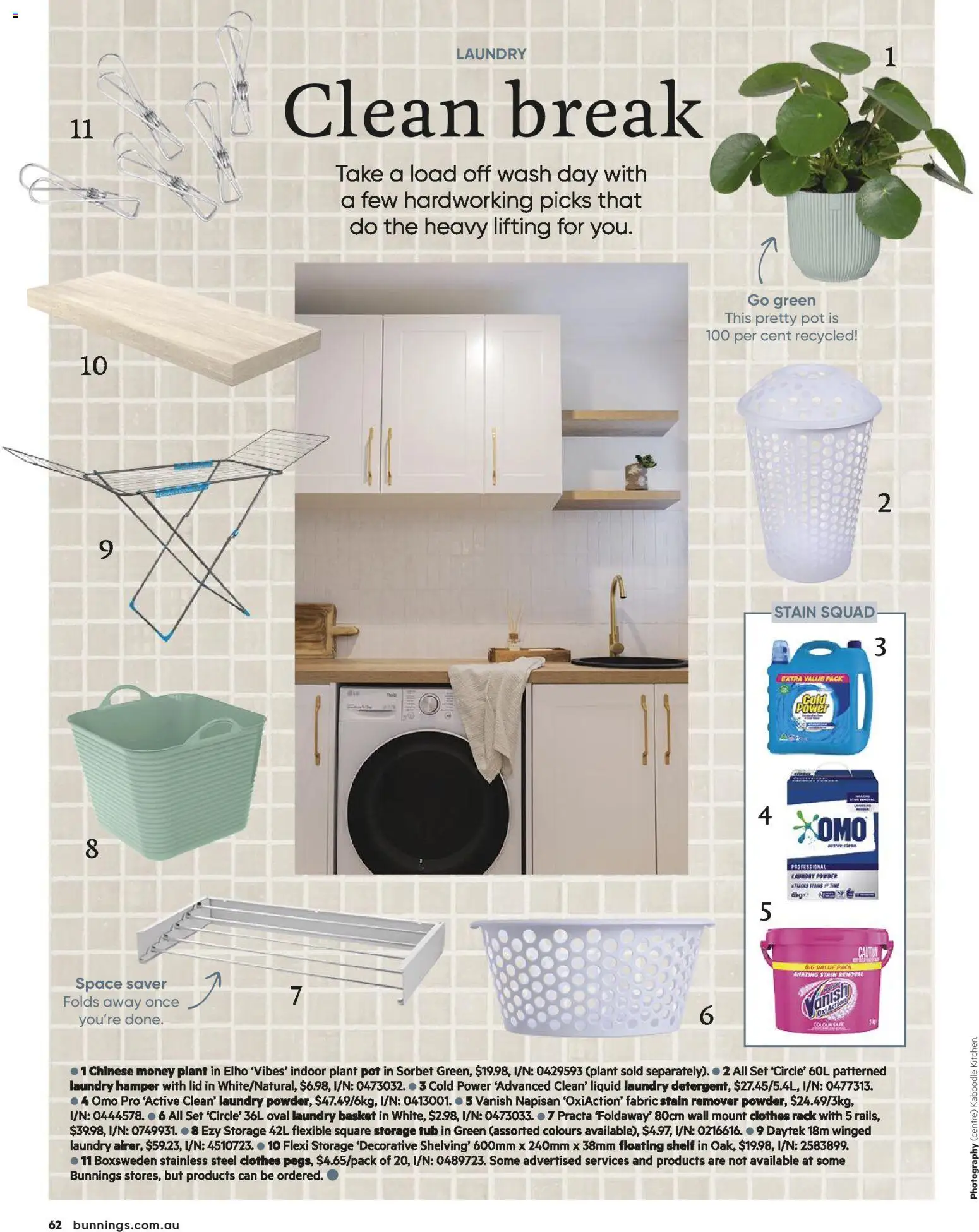 Catalogue Bunnings Warehouse March - page 62- valid from 01/03/2026