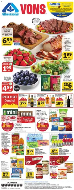 Preview Vons Weekly Ad valid from 10/15/2025