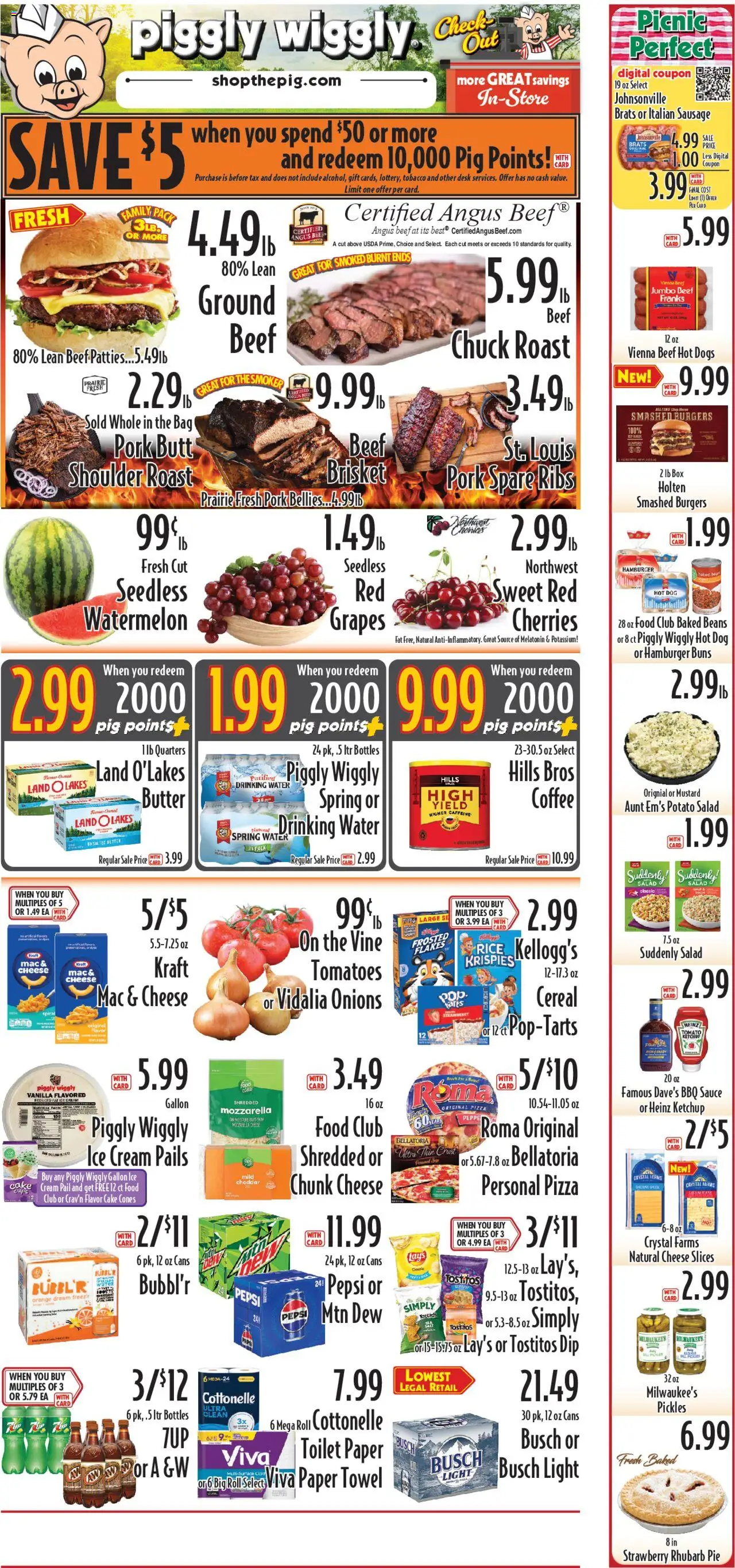 Piggly Wiggly Weekly Ad - WI - page 1- valid from 07/16/2025