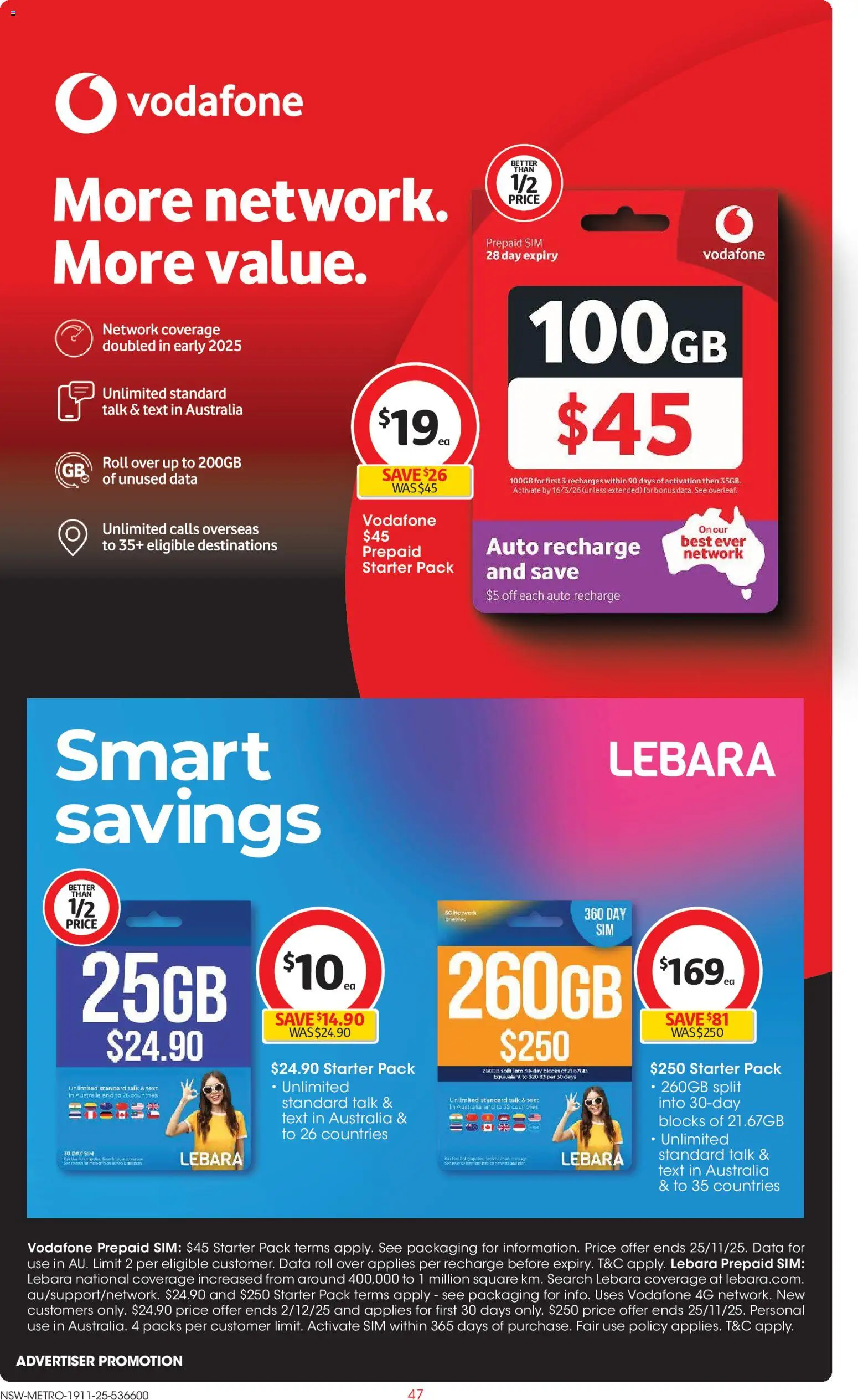 Coles  Catalogue  - page 47- valid from 19/11/2025