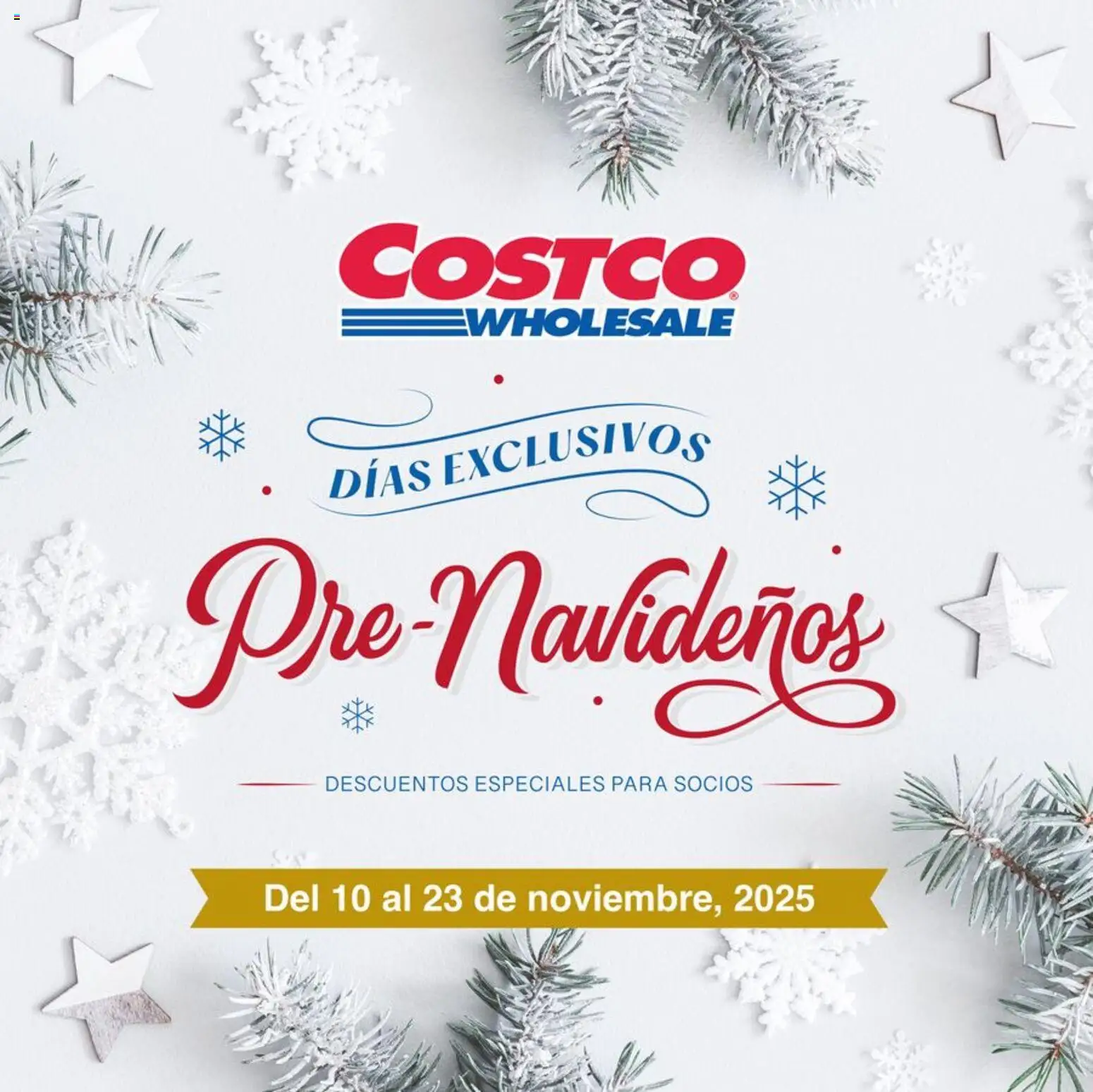 Costco catálogo Pre-Navideños - página 1- válido desde 10/11/2025