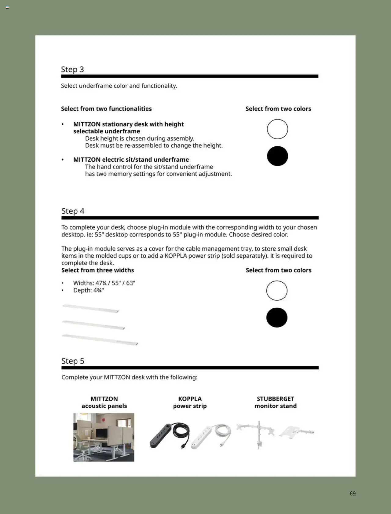 IKEA Office Brochure 2025 - page 69- valid from 03/01/2025