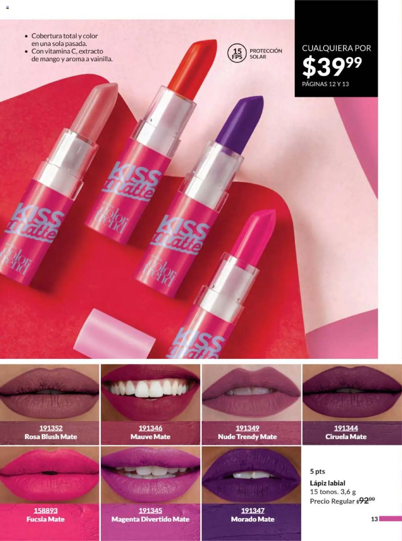 AVON - Campaña 12 2025 - página 16- válido desde 16/07/2025