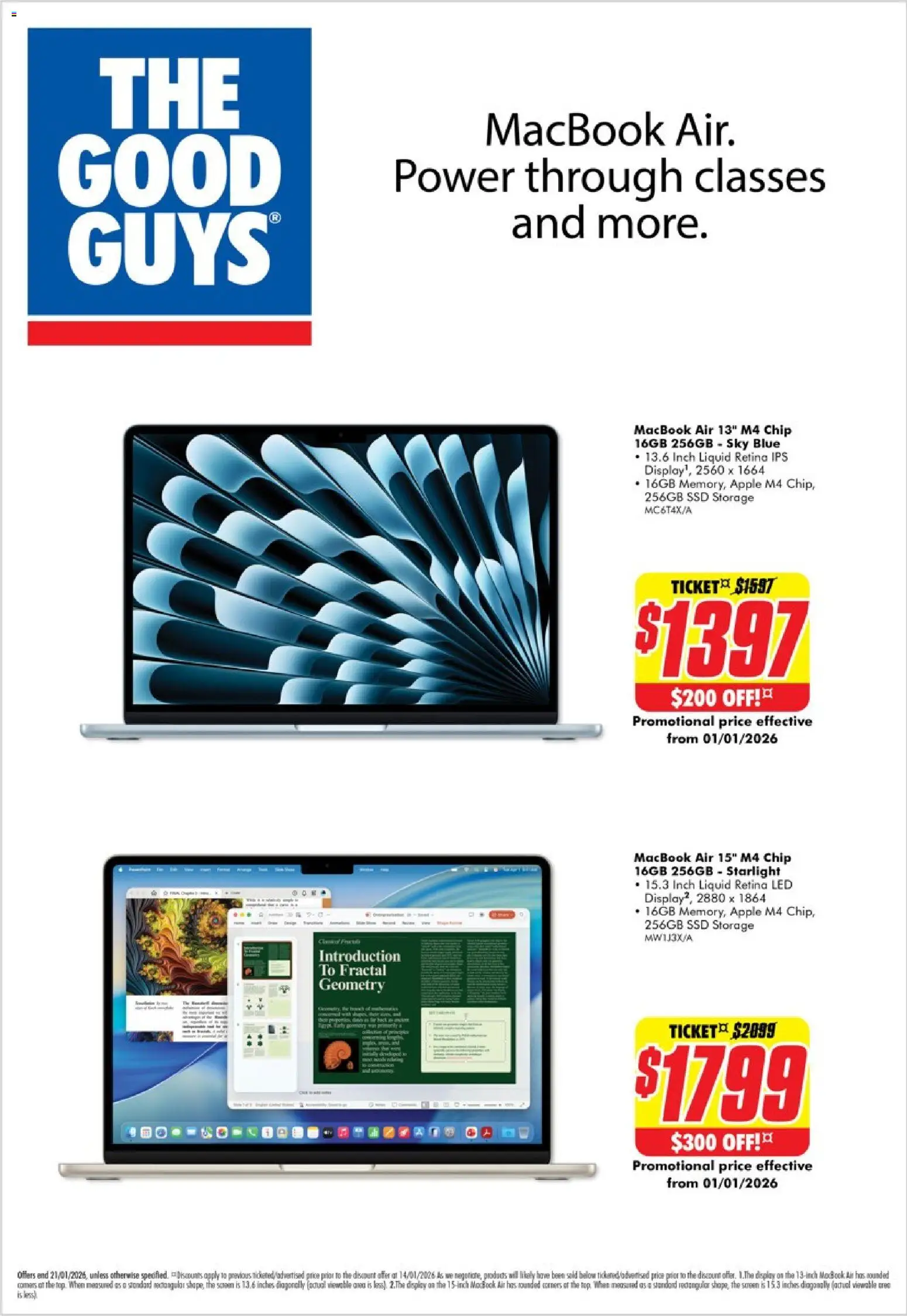 The Good Guys Apple Catalogue - page 1- valid from 14/01/2026