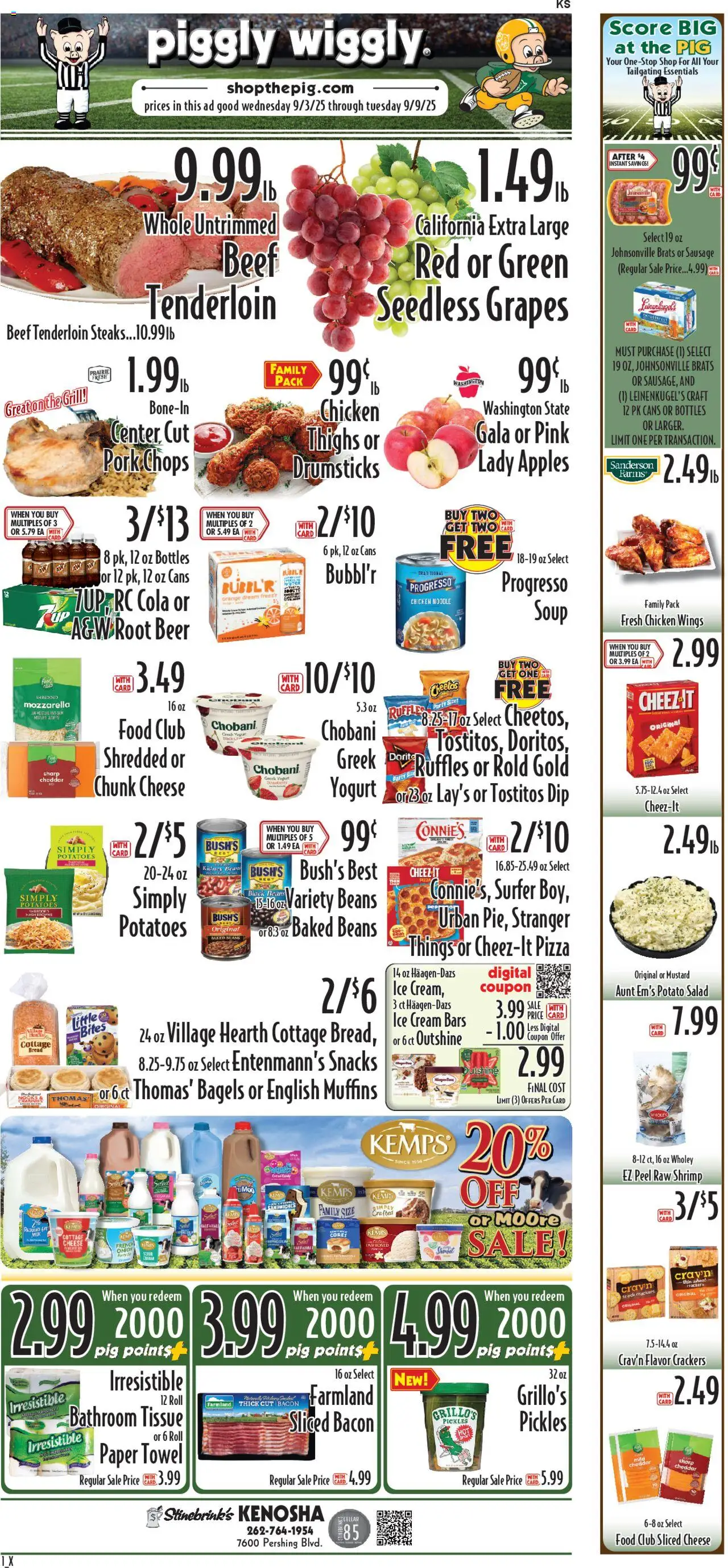 Piggly Wiggly Weekly Ad - page 1- valid from 09/03/2025