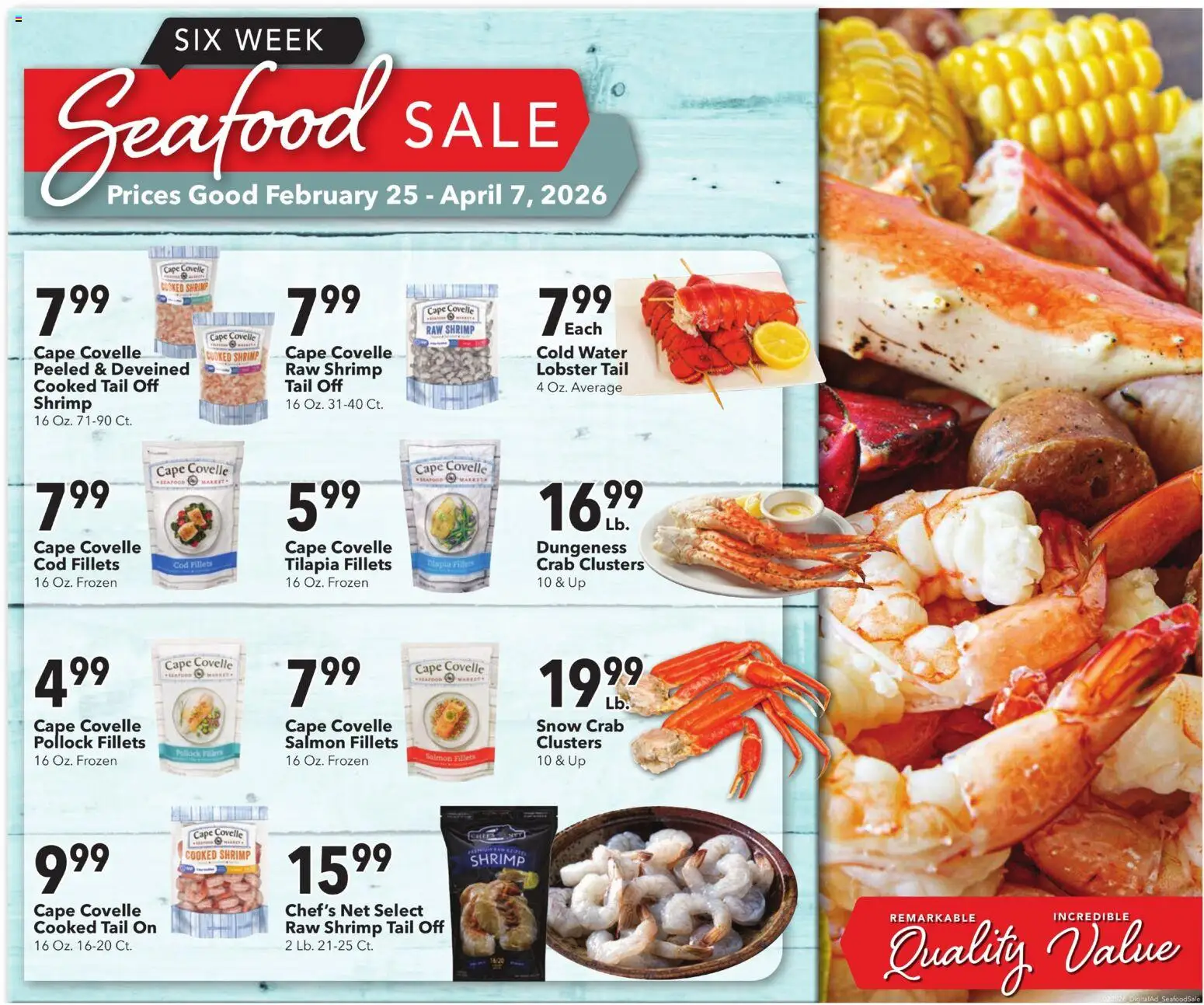 Coborn's Seafood Sale - page 1- valid from 02/25/2026