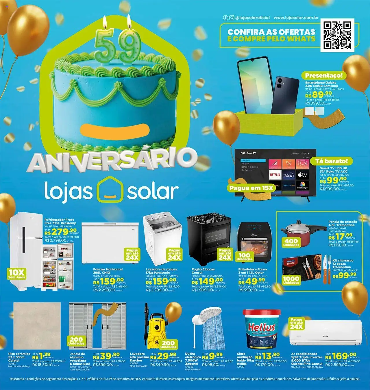 Lojas Solar - Ofertas da semana  - página 1- válido a partir de 01/09/2025
