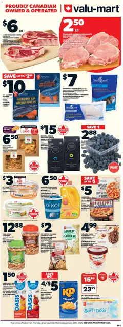 Preview Valu Mart weekly flyer valid from Jan 22, 2026