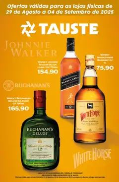 Pré-visualização Tauste - Ofertas Tauste Especial Diageo válida a partir de 29/08/2025