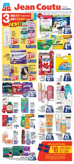 Preview Jean Coutu weekly flyer valid from Aug 31, 2025