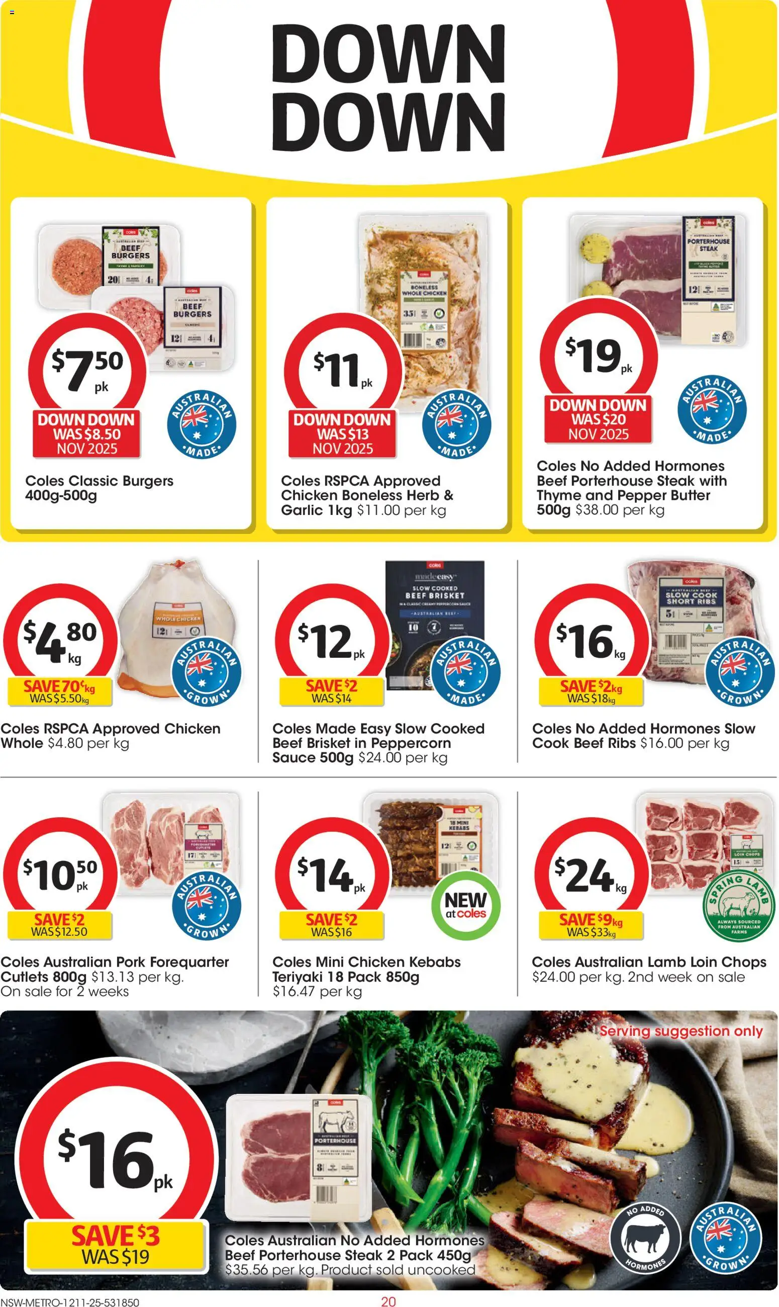 Coles Catalogue  - page 20- valid from 12/11/2025