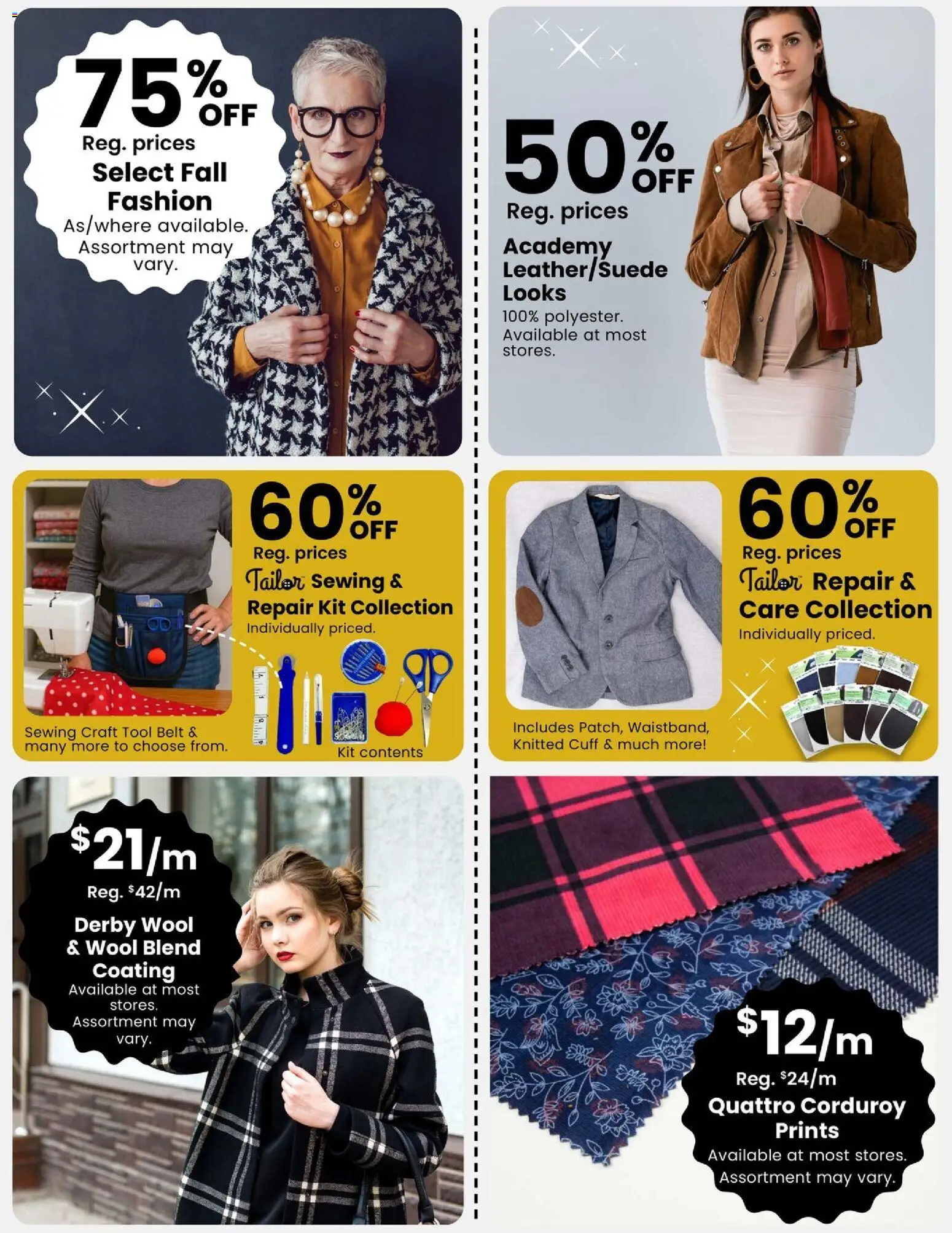 Fabricland weekly flyer / circulaire - page 5- valid from Nov 1, 2025