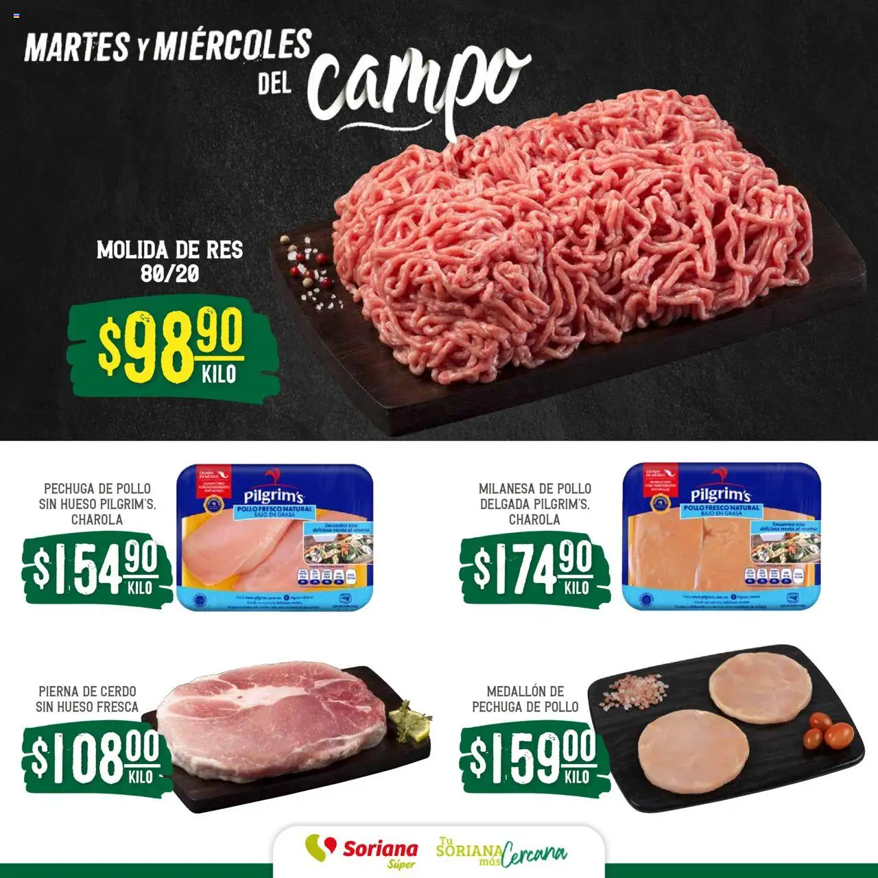 Soriana - Martes y Miércoles del Campo Súper: Ags, Nay, Jal, Qro, Col, Mich, Gto, Hgo, Tlax, Mor, Pue, Gro, Oax, Edo. de Mex, Vall - página 4- válido desde 22/07/2025