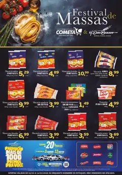 Pré-visualização Cometa Supermercados ofertas Festival de Massas válida a partir de 02/03/2026