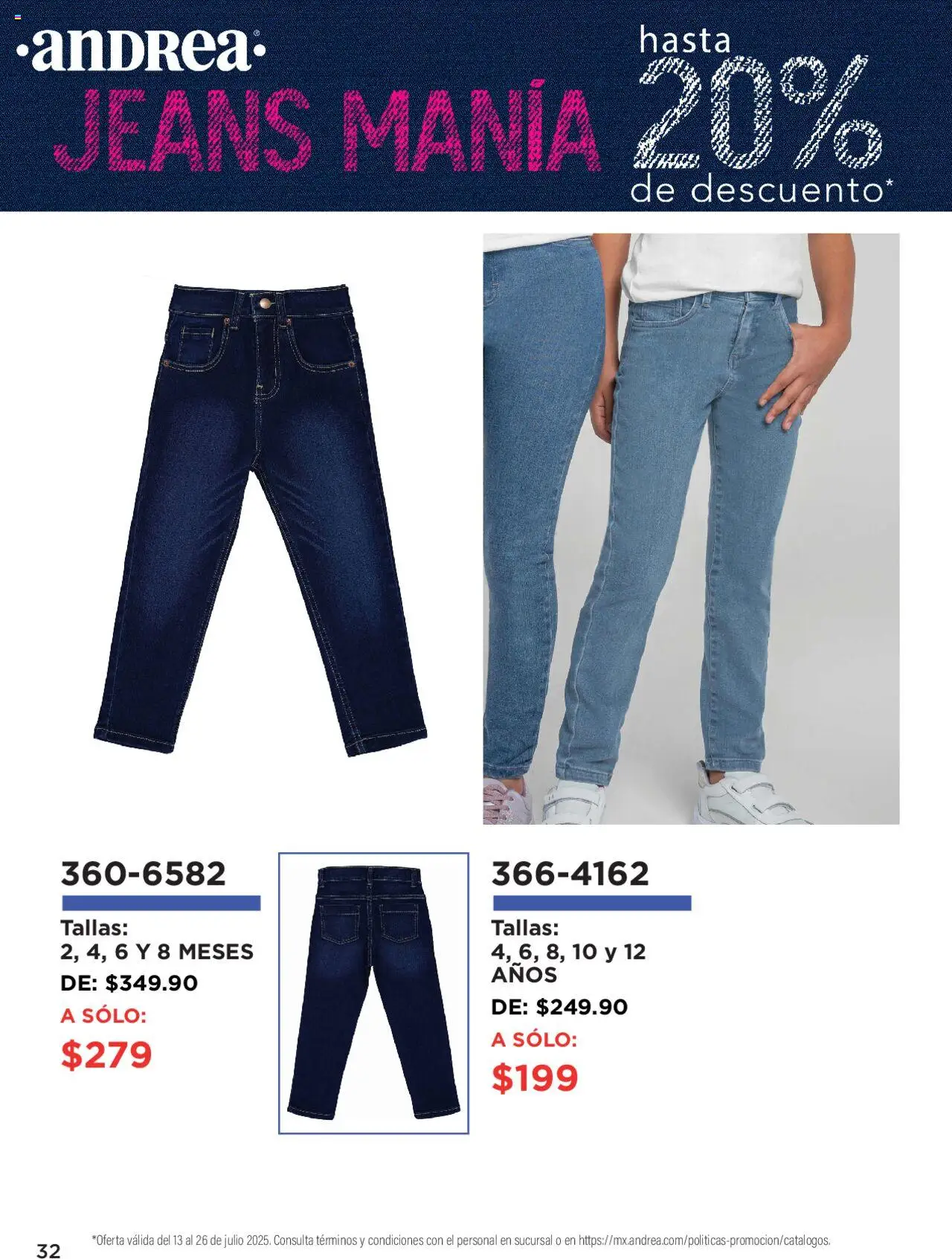 Andrea catálogo Denim Manía - página 32- válido desde 13/07/2025