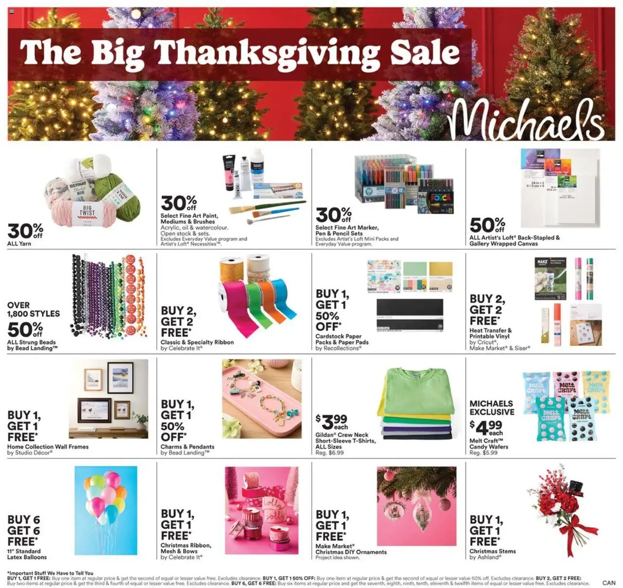 Michaels weekly flyer / circulaire - page 1- valid from Oct 10, 2025