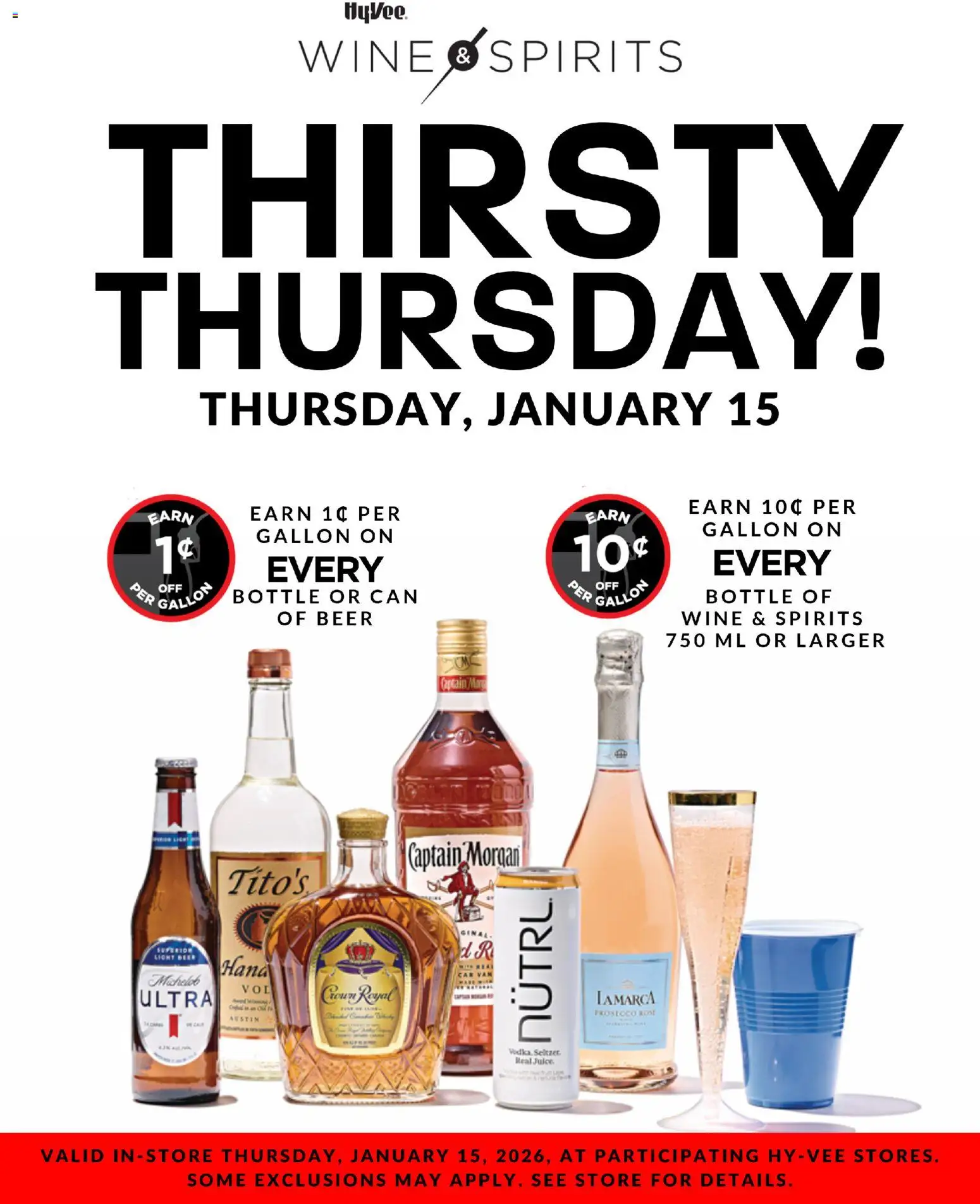 HyVee Thirsty Thursday - page 1- valid from 01/15/2026