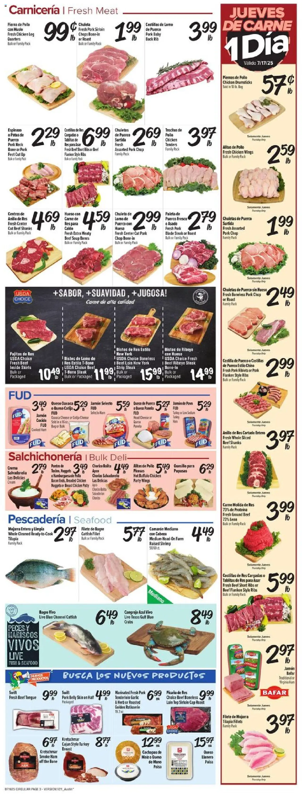 Fiesta Mart Weekly Ad - page 3- valid from 07/16/2025