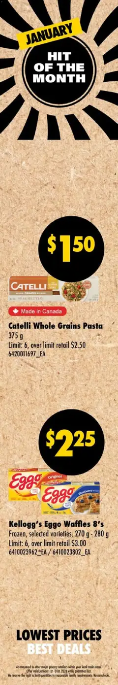 Preview Wholesale Club weekly flyer / circulaire valid from Jan 1, 2026