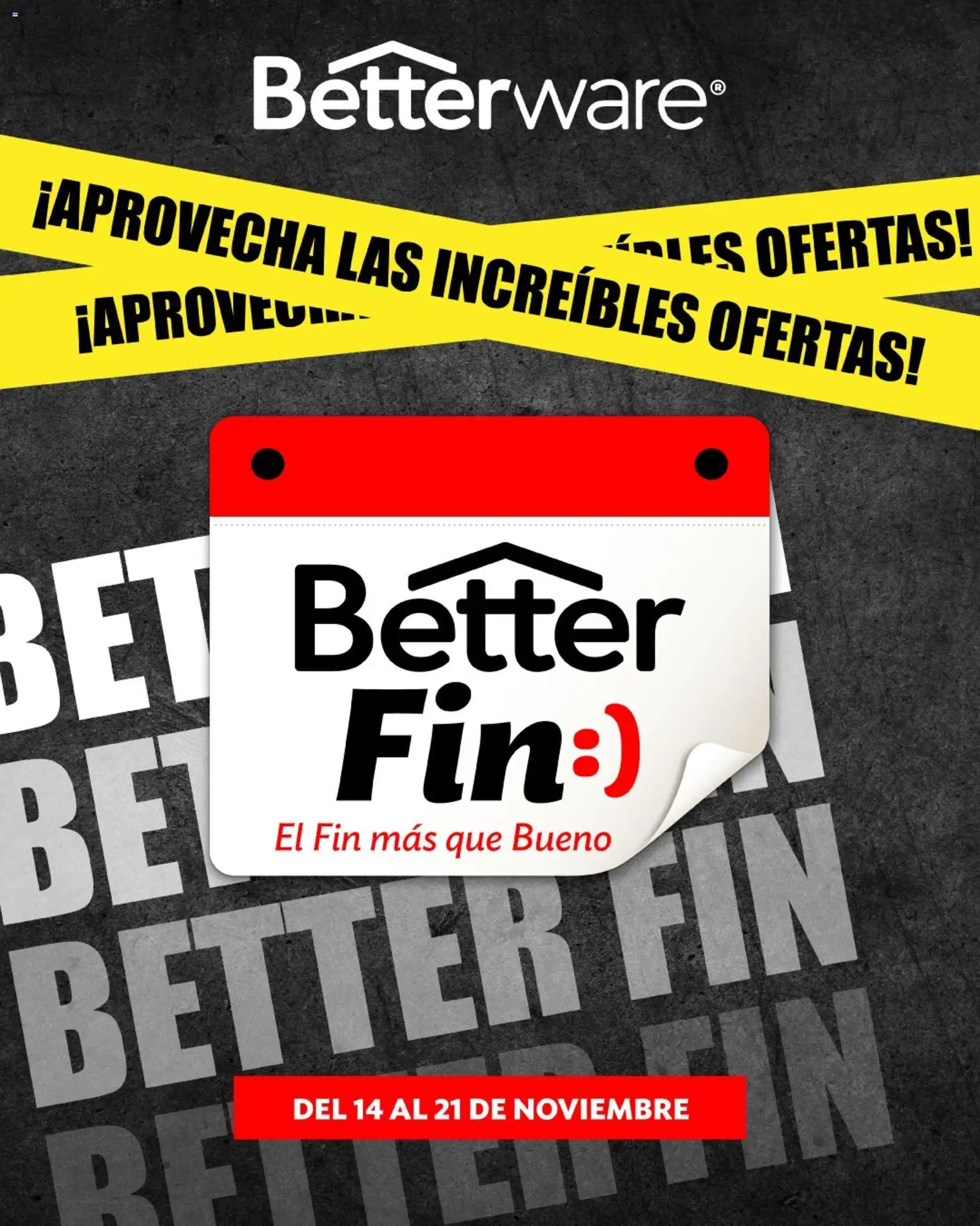 Betterware Buen Fin - página 1- válido desde 14/11/2025
