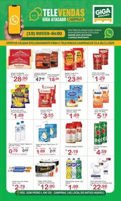 Pré-visualização GIGA Atacado - Ofertas Televendas  válida a partir de 03/11/2025