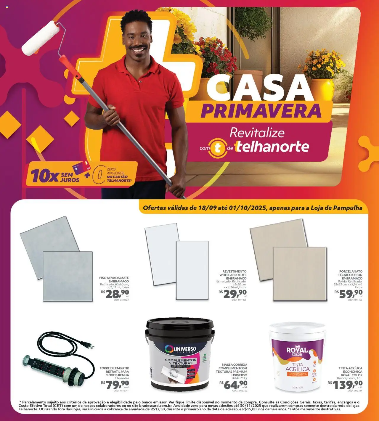 Telhanorte - Ofertas atuais - página 1- válido a partir de 18/09/2025
