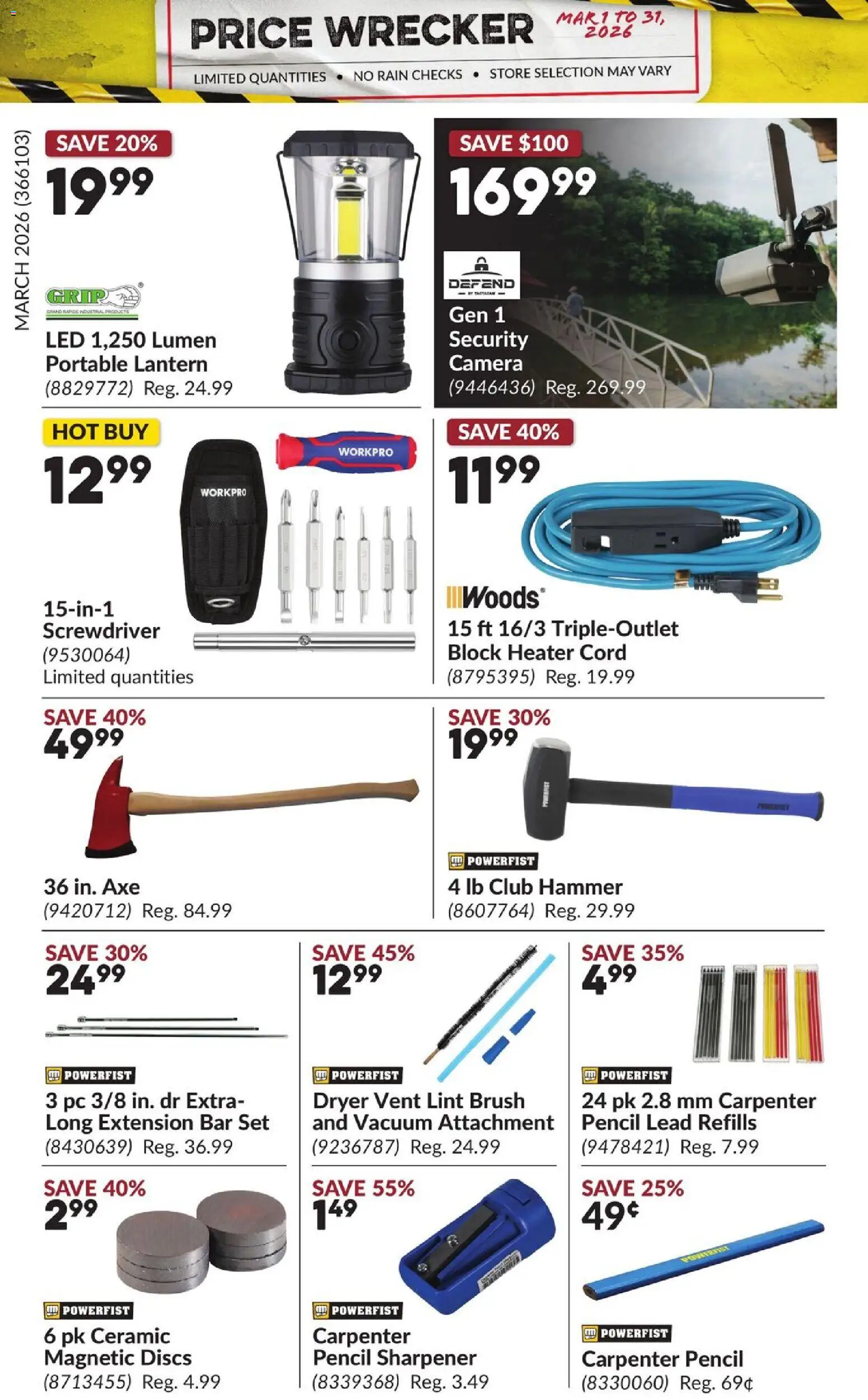 Princess Auto flyer - Price Wrecker - page 24- valid from Mar 1, 2026