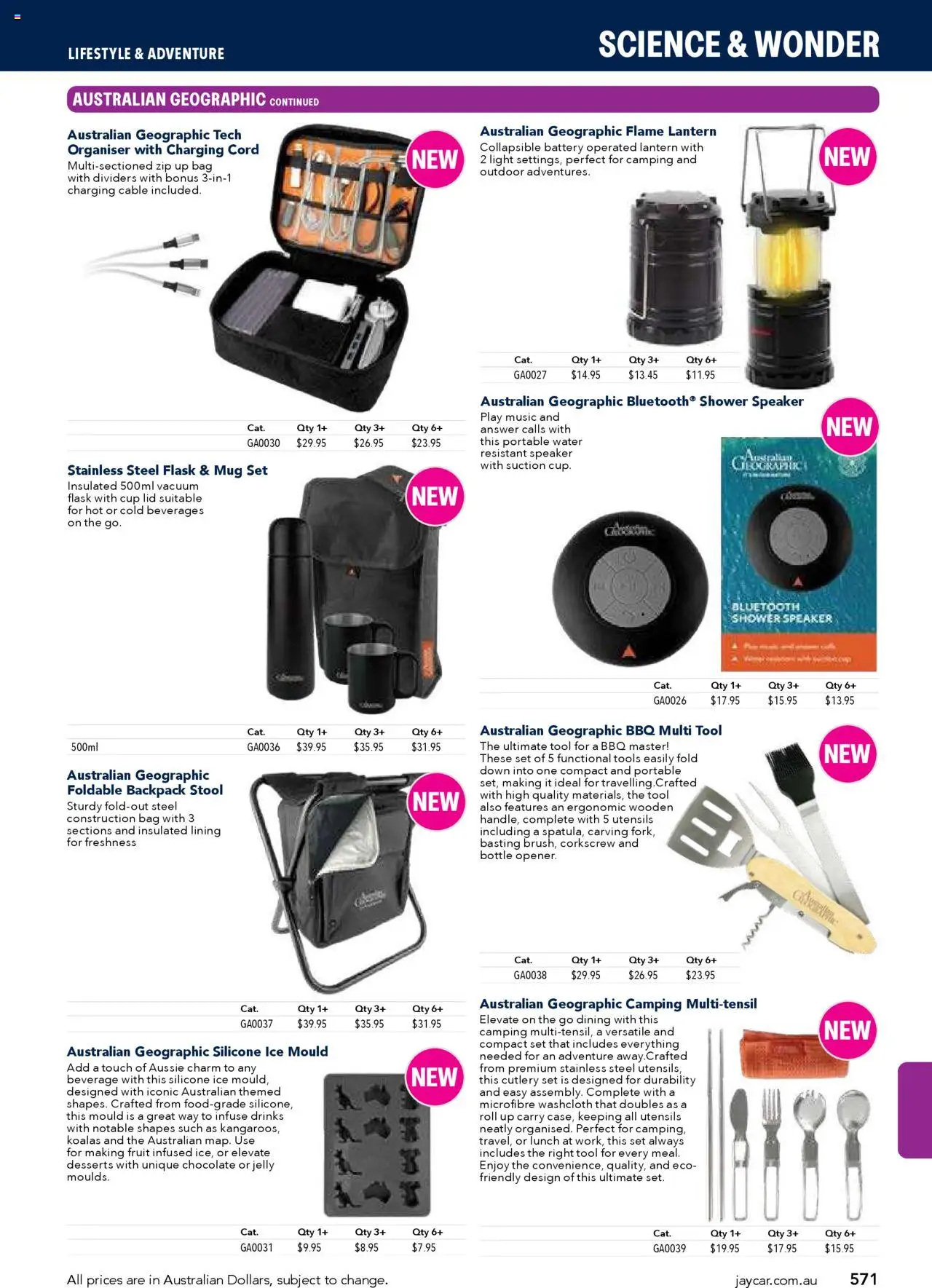 Jaycar Engineering & Scientific Catalogue 2025/2026  - page 571- valid from 09/07/2025