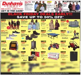 Preview Dunham's Sports Black Friday valid from 11/08/2025