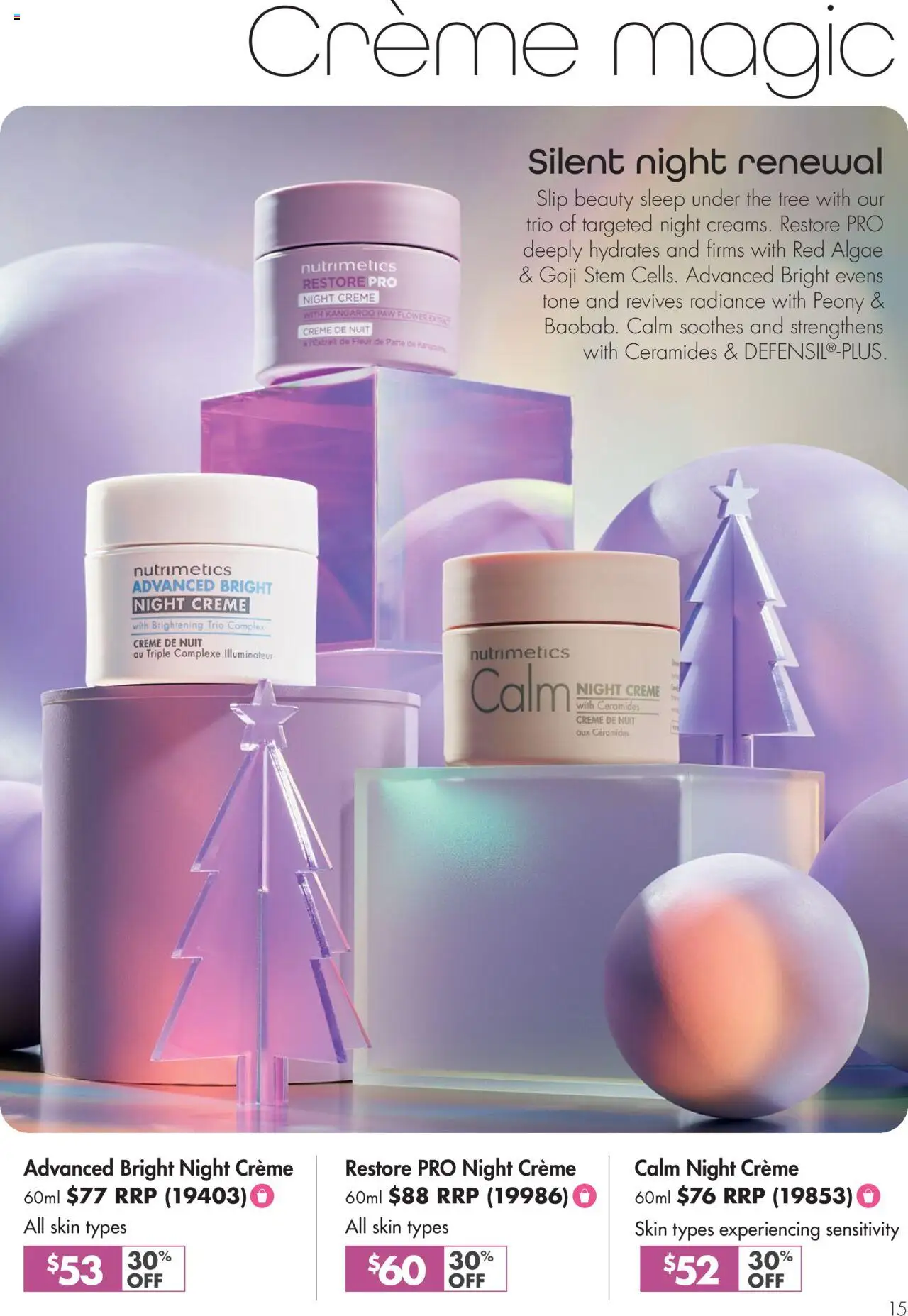 Nutrimetics Catalogue Holiday magic - page 15- valid from 12/10/2025