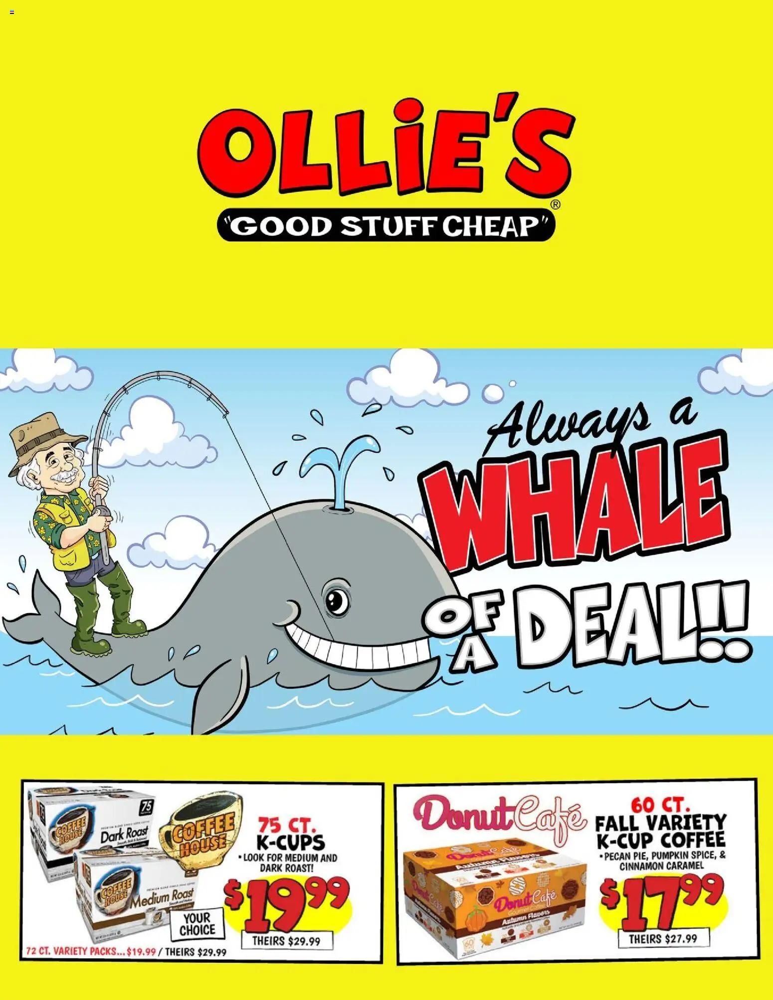 Ollie's Weekly Ad - page 1- valid from 10/22/2025