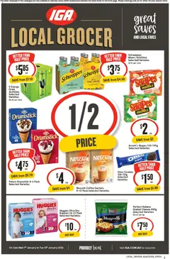 IGA catalogue preview - valid from 07/01/2026