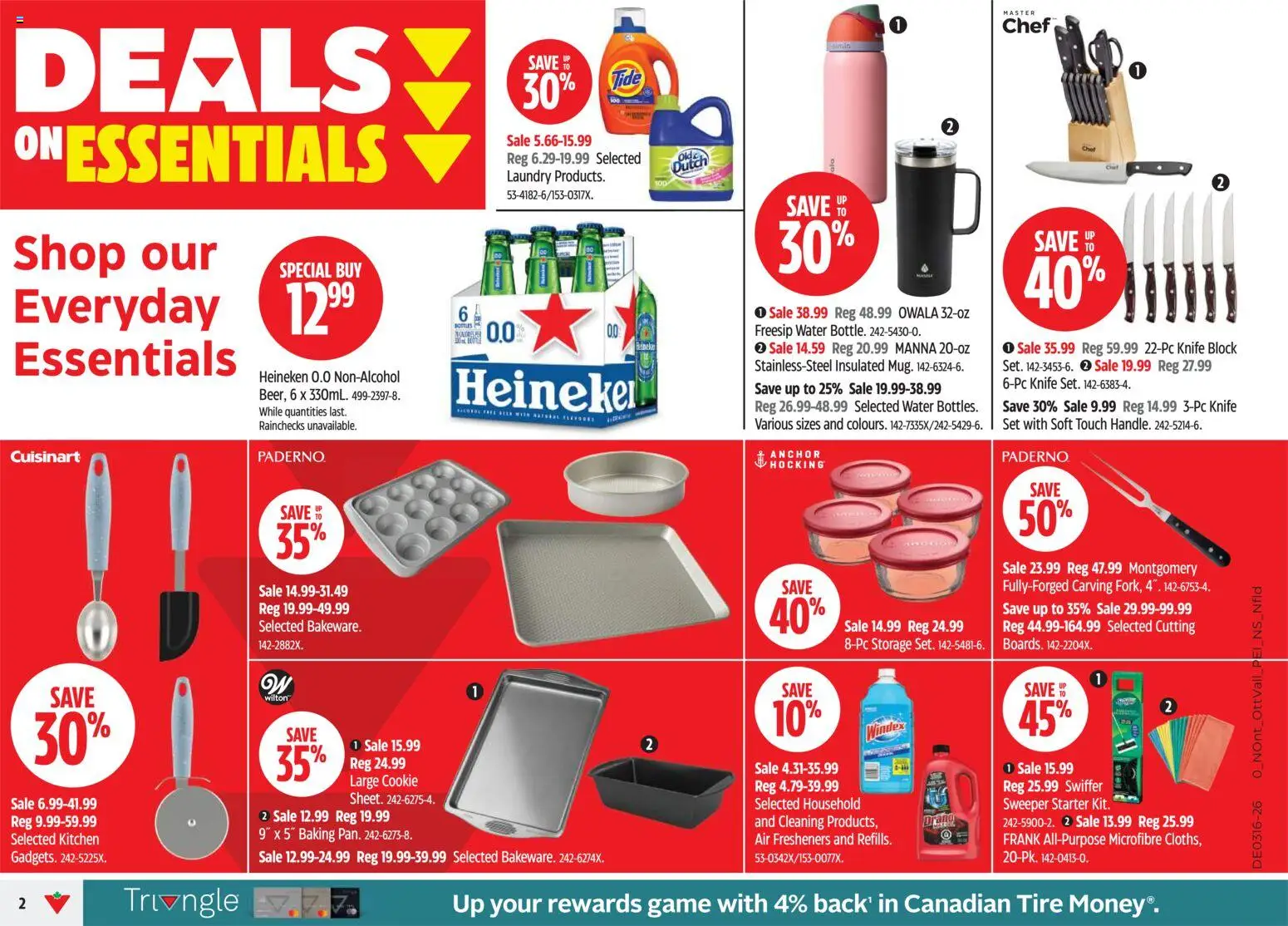 Canadian Tire weekly flyer - page 2- valid from Apr 16, 2026